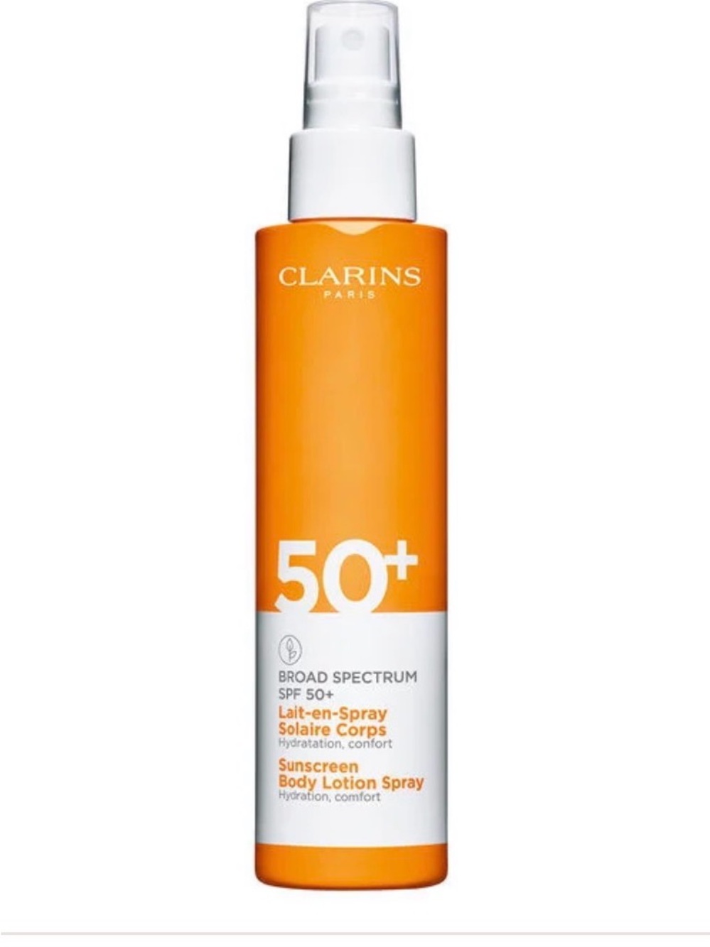 CLARINS Broad Spectrum SPF50+ Sunscreen Body Lotion Spray 150ml/5oz, NIB, Sealed